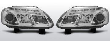 Koplampen LED DRL | geschikt voor Volkswagen Touran 2003-200, Verzenden, Nieuw, Volkswagen