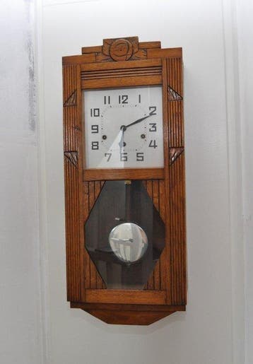 Kabinet klok - Art Deco Hout - 1920-1930