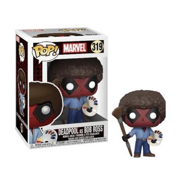 Funko Pop! Marvel - Deadpool as Bob Ross #319, Verzenden, Nieuw
