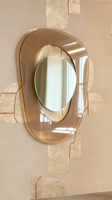 Pon Design - Laura Gaiteiro - Wandspiegel - Viva La Dolce, Antiquités & Art, Art | Objets design