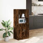 vidaXL Keukenkast 57x41,5x131,5 cm bewerkt hout gerookt, Verzenden, Nieuw