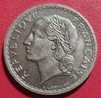 France. 5 Francs 1937 Lavrillier Nickel (Sans prix de, Postzegels en Munten