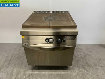 RVS Zanussi Doorkookplaat Glad met oven 80 cm GAS Horeca, Ophalen of Verzenden, Nieuw in verpakking