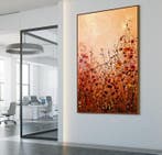 Irina Morisch - warm evening II - large floral artwork XXL-