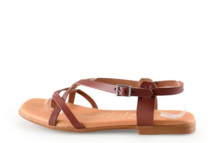 Oh My Sandals Sandalen in maat 38 Cognac, Kleding | Dames, Schoenen, Overige kleuren, Zo goed als nieuw, Sandalen of Muiltjes