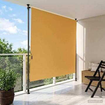 vidaXL Buitenzonwering Rolgordijn Zand 150 x 270 cm, Verzenden