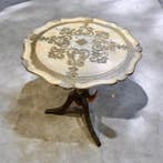 Salontafel - Hout - Gecarveerde pedestaltafel, Antiek en Kunst