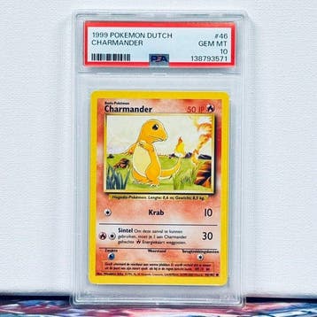 Pokémon Graded card - CHARMANDER #46 - Pokémon - PSA 10 -, Nieuw