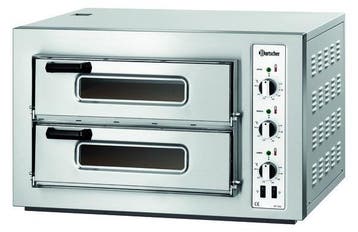 Pizzaoven | Elektrisch | RVS | 4+4 Ø25cm | 2 Kamers | Boden, Verzenden, Nieuw in verpakking