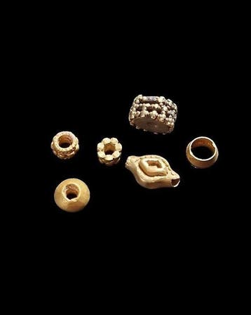 Oud-Romeins Goud Beads (Zonder minimumprijs)