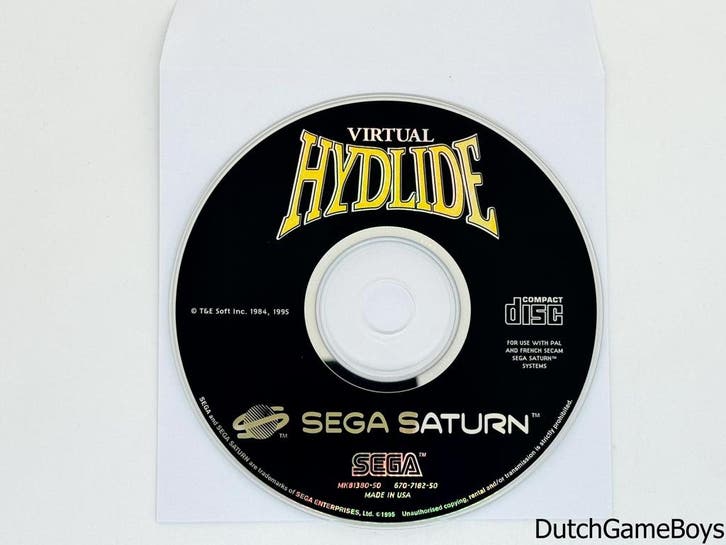 Sega Saturn - Virtual Hydlide - CD Only, Games en Spelcomputers, Games | Overige, Gebruikt, Verzenden