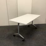 mobiele Klaptafel Wilkhahn, (hxbxd) 73x150x75 cm, wit -, Gebruikt