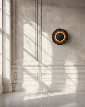Rollo De Courcy - Wandlamp - Zandsteen - Zonlamp / VXS 03