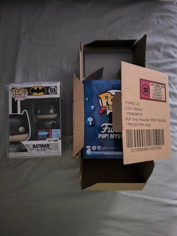 Funko - Funko Pop - DC Super Heroes - Batman (Metallic) #01