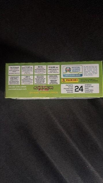 Panini - 1 Box - BOX EURO 2020 24 PACKS - 192 CARDS TOTALI, Nieuw