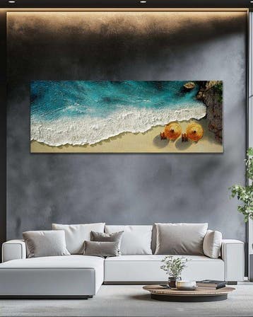 Clelia - Shoreline Reverie, Antiek en Kunst, Kunst | Schilderijen | Modern
