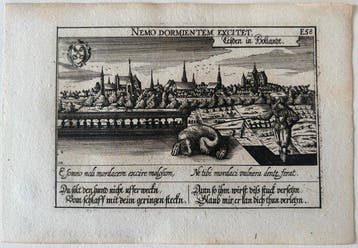 Nederland - Leiden; D. Meisner - Leijden in Hollandt -, Nieuw
