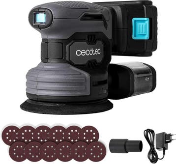 Cecotec Schuurmachine 21V - Retour deal - 34% korting!, Verzenden, Zo goed als nieuw, Excentrische schuurmachine