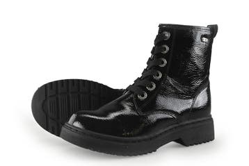 Barbarella Veterboots Meisjes in maat 33 Zwart, Verzenden, Schoenen