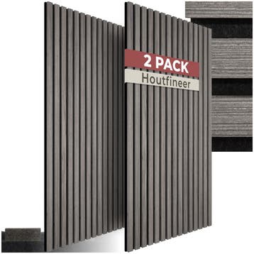 Akoestische panelen Sonic Wall II houtlook - lichtgrijze eik, Verzenden