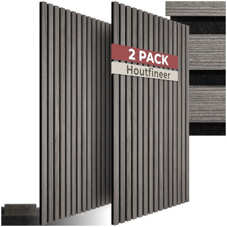 Akoestische panelen Sonic Wall II houtlook - lichtgrijze eik, Maison & Meubles, Bureaux, Envoi