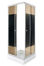 Sanifun douchecabine Gale 900 x 900 HT stripe, Ophalen of Verzenden, Nieuw, Douche