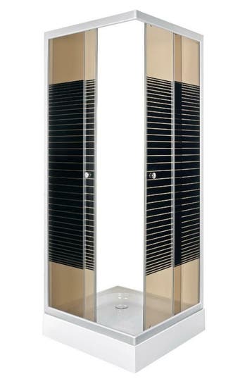 Sanifun douchecabine Gale 900 x 900 HT stripe, Ophalen of Verzenden, Nieuw, Douche
