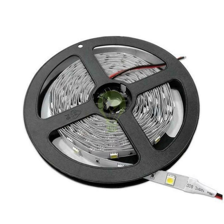 LED Strip 5M 5050/30 7,2W IP20 12V Standaard editie Naturel, Huis en Inrichting, Lampen | Losse lampen, Nieuw, Verzenden