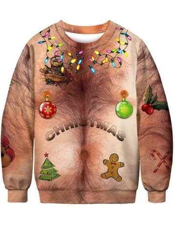 Hairy christmas kerst trui, Ophalen of Verzenden, Nieuw