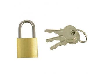 Hangslot + 3 sleutels 20mm, Ophalen of Verzenden