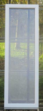 pvc raam , chassis , venster 56 x 177 wit / antraciet 7016, Kunststof, Minder dan 75 cm, Raamkozijn, Nieuw