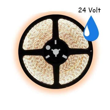 5 meter warm wit led strip waterproof IP68 - 60Leds/m -, Verzenden, Nieuw