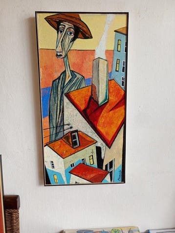 Peter Krusche - Ausschnitt, Antiek en Kunst, Kunst | Schilderijen | Modern