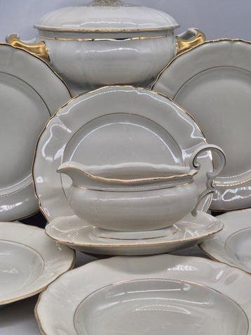 Service de table pour le dîner - Bavaria – 8-teiliges, Antiquités & Art