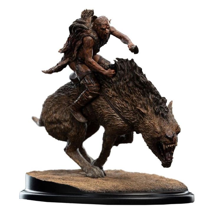 Lord of the Rings Mini Statue Sharkû on Warg 18 cm, Verzamelen, Lord of the Rings, Nieuw, Ophalen of Verzenden