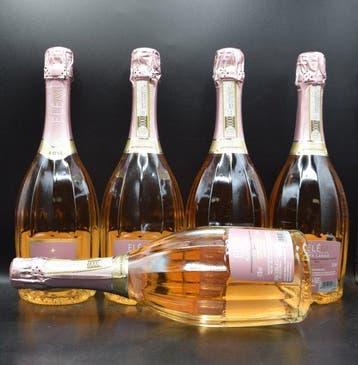 2017 Elém, Rosè - Alta Langa Brut - 5 Flessen (0.75 liter), Nieuw