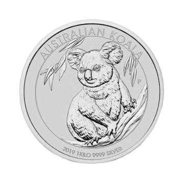 1 kilo zilveren Koala munt 2019