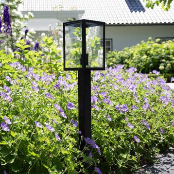 Tuinverlichting Modern Buitenlamp Staand Zwart Soho Terras, Verzenden, Staande lamp