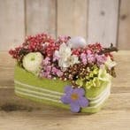 Oasis® Tafeldecoratie met wol Rechthoek Medi Rood 1 stuk, Huis en Inrichting, Nieuw