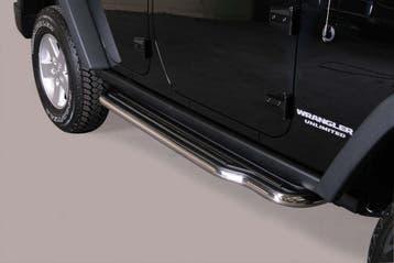Side Bars | geschikt voor Jeep | Wrangler Unlimited 12- 4d s, Verzenden