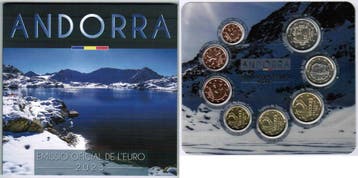 Coffrets Brillant Universel Andorre Andorra Euro munten s..., Verzenden, België