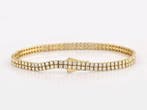 Armband - 14 karaat Geel goud - 3.00ct. tw. Diamant