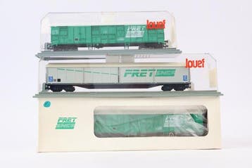 Jouef H0 - 653300/672900 - Modeltrein goederenwagon (3) -