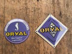 BIERE D´ ORVAL Trappistenbier Vintage Werbeschilder - Plaque, Antiquités & Art