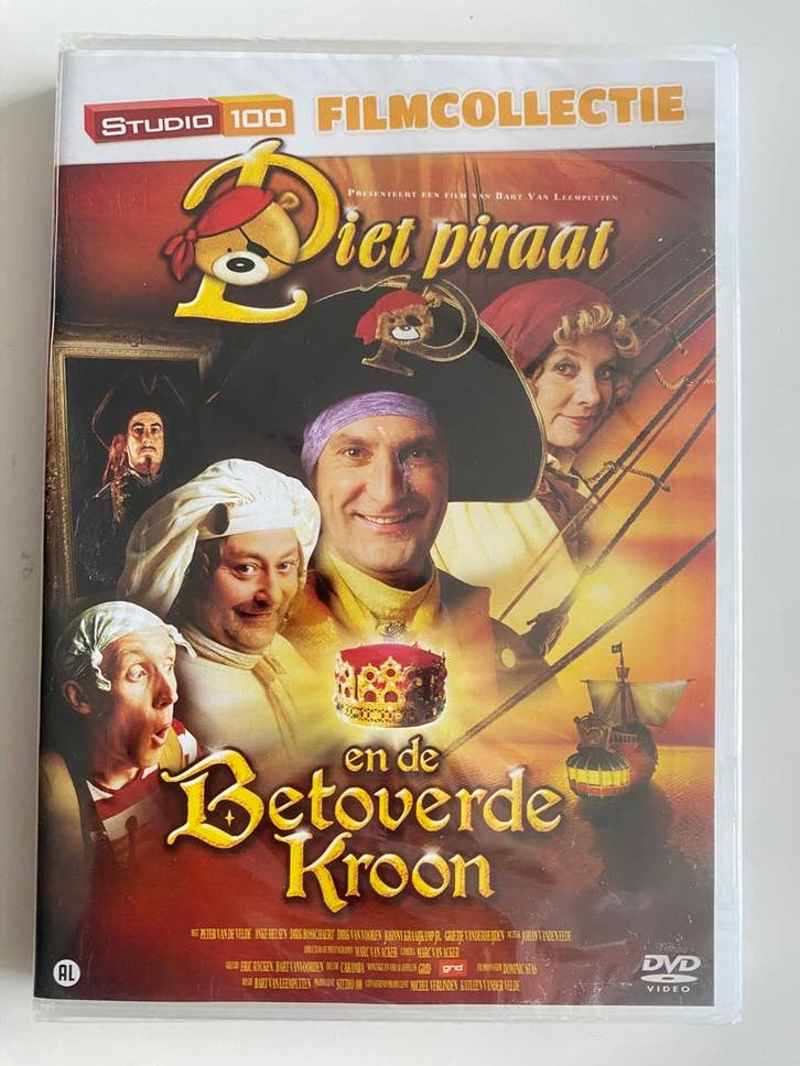 PIET PIRAAT EN DE BETOVERDE KROON (IN SEAL) (DVD), Cd's en Dvd's, Dvd's | Overige Dvd's, Gebruikt