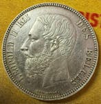 Belgique. Léopold II. 5 Francs 1868 (Sans prix de réserve)