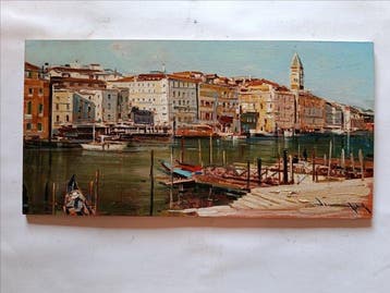 Vincenzo Aprile (1952) - Gondole a Venezia