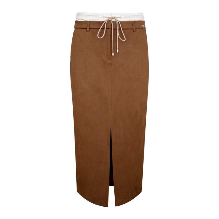 Cambio • bruine Heaven double waist rok • 36, Vêtements | Femmes, Pulls & Gilets, Envoi