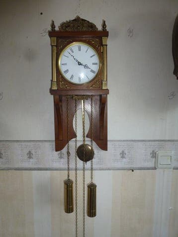 Pendule à balancier - - Acajou - 1970-1980