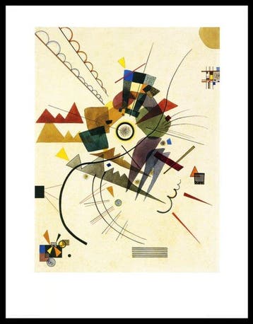 Wassily Kandinsky - Ringsum, 1924. - 90 x 70 cm.